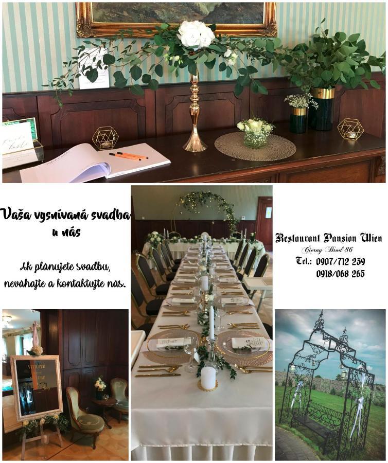 Restaurant Pansion Wien Cierny Brod Extérieur photo
