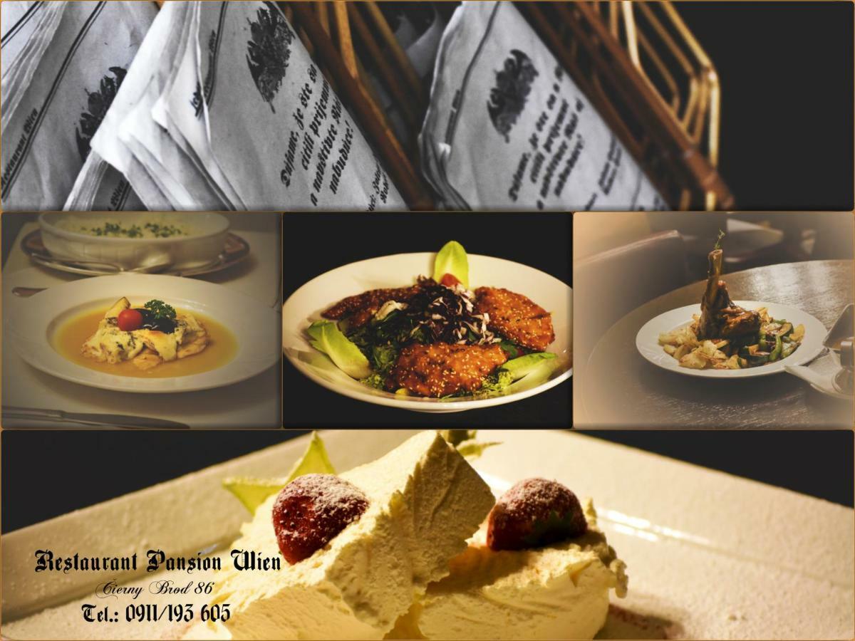 Restaurant Pansion Wien Cierny Brod Extérieur photo